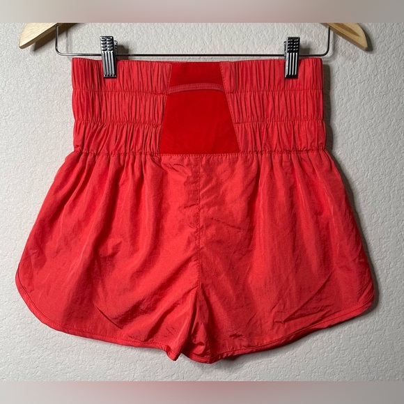 Free People The Way Home Shorts NWOT Size Small Orange - Picture 5 of 11